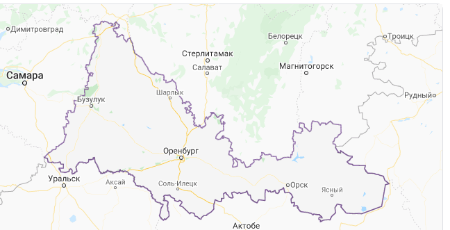 Оренбург и Орск на карте России. Карта реки Урал в Оренбургской области. Оренбург на карте. Орск на карте Оренбургской.
